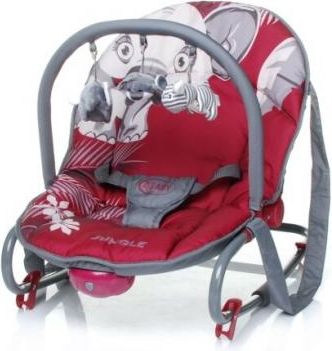 Dětské lehátko 4Baby Jungle Red - obrázek 1