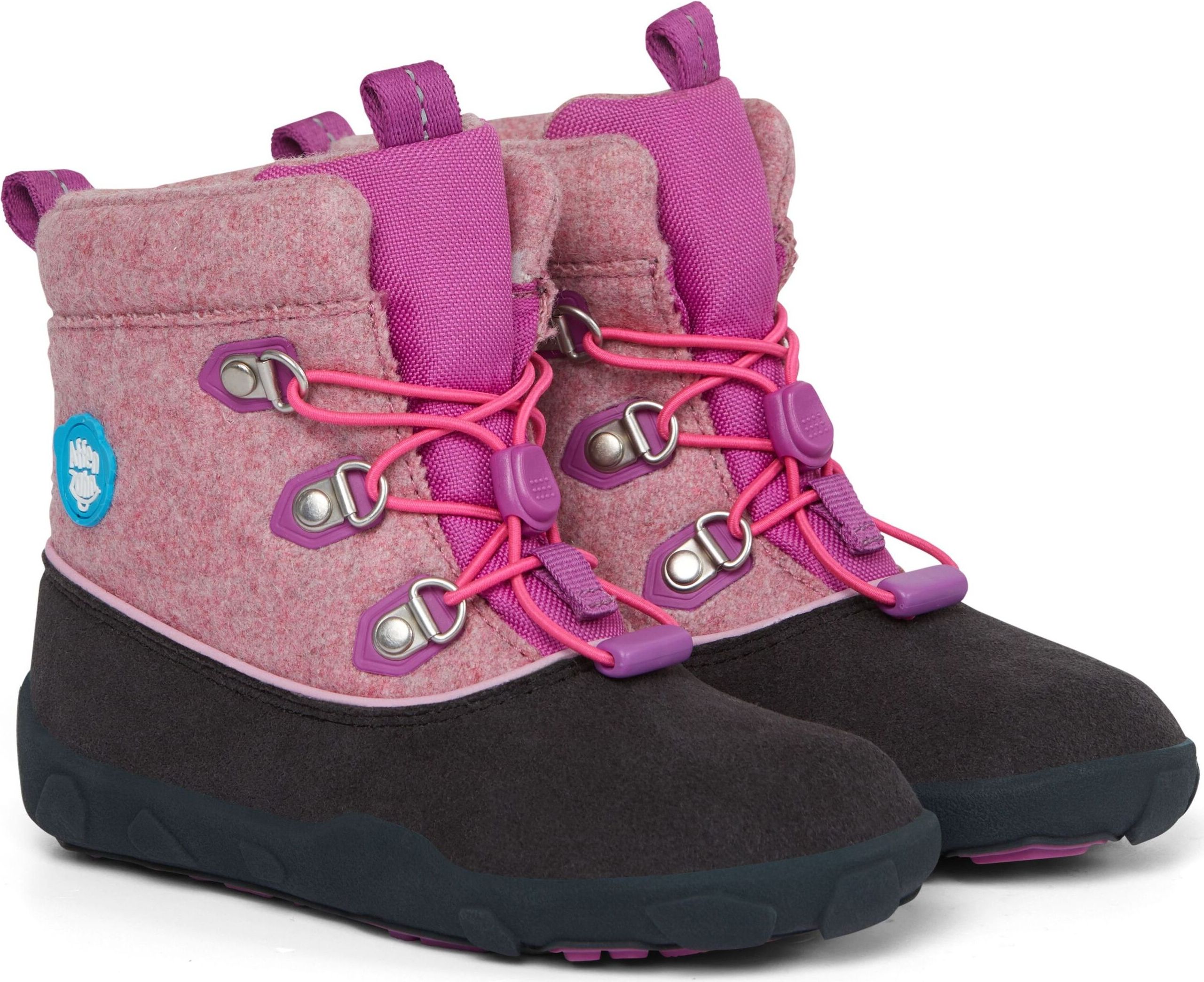 Affenzahn Minimal Midboot Wool Bird - Purple/Pink 23 - obrázek 1