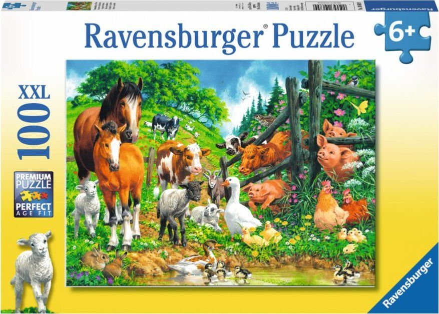 RAVENSBURGER Puzzle Zvířátka XXL 100 dílků - obrázek 2