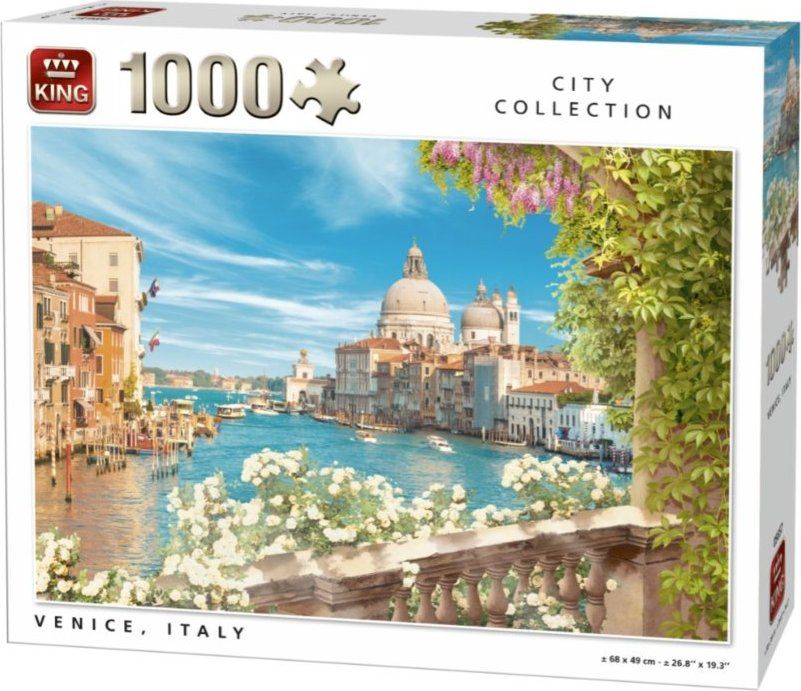 KING Puzzle Benátky 1000 dílků - obrázek 1
