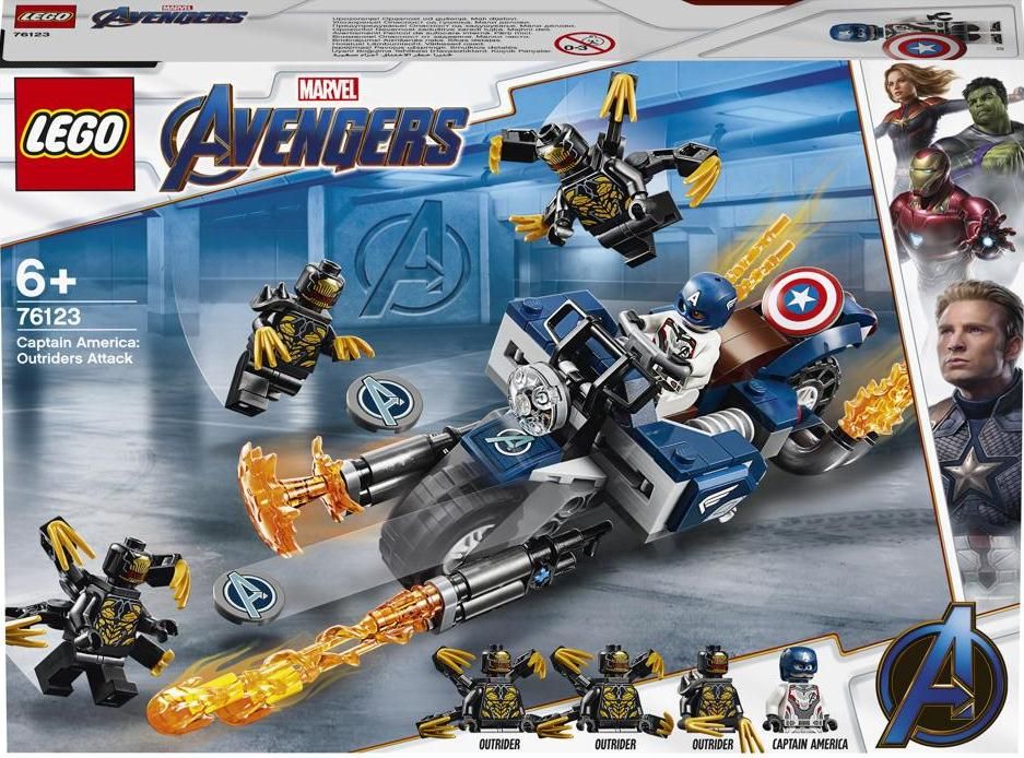 LEGO Super Heroes 76123 Captain America: útok Outriderů - obrázek 1