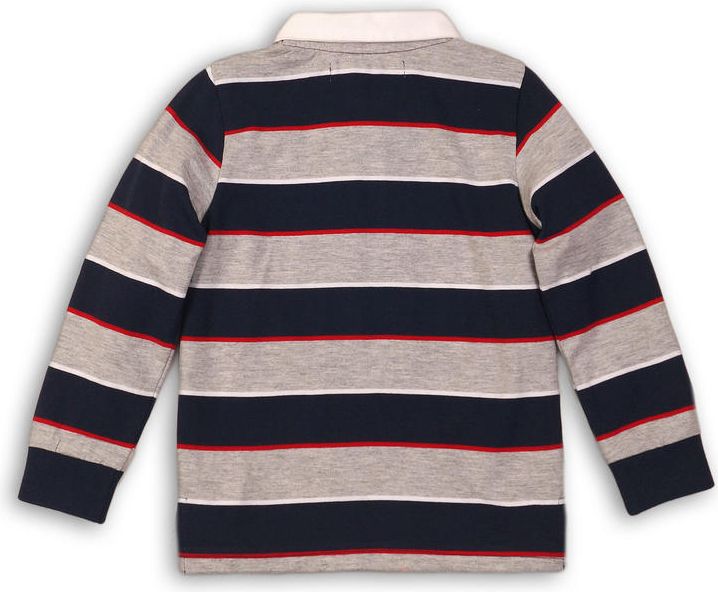 Minoti Tričko chlapecké POLO bavlněné s dlouhým rukávem kluk 110/116 - obrázek 3