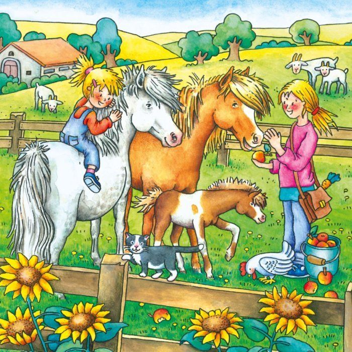 RAVENSBURGER Puzzle Zvířátka ze statku 3x49 dílků - obrázek 4