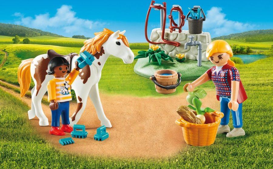 PLAYMOBIL Přenosný box Péče o koně 9100 - obrázek 2