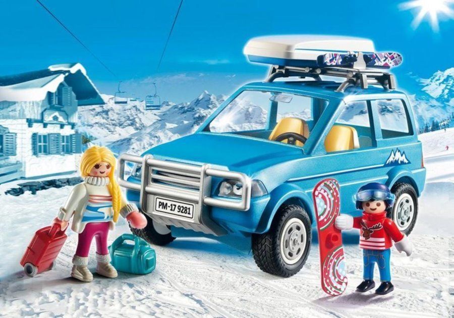 PLAYMOBIL Auto se střešním boxem 9281 - obrázek 2
