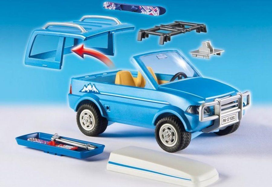 PLAYMOBIL Auto se střešním boxem 9281 - obrázek 5