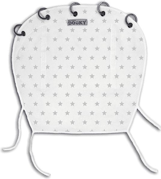 Dooky clona Design stříbrná stars - obrázek 1