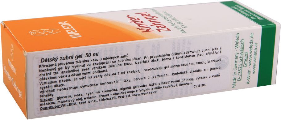 WELEDA Dětský zubní gel 50ml - obrázek 2