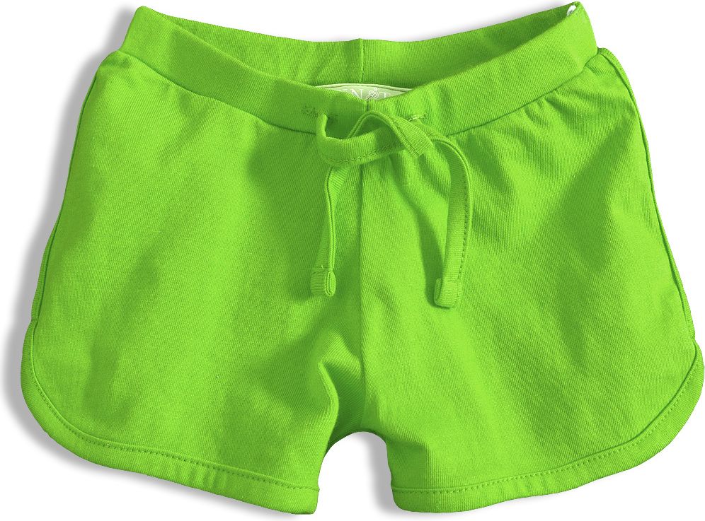 Dívčí bavlněné šortky KNOT SO BAD GIRL zelené Velikost: 104 - obrázek 1