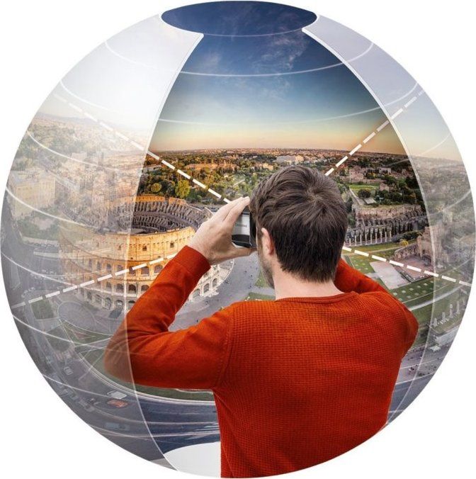 CLEMENTONI Virtual Reality puzzle Řím 1000 dílků - obrázek 4