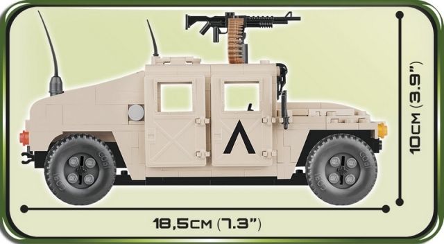 Cobi 24303 NATO terénní vozidlo pouštní, 300 k, 2 f - obrázek 3