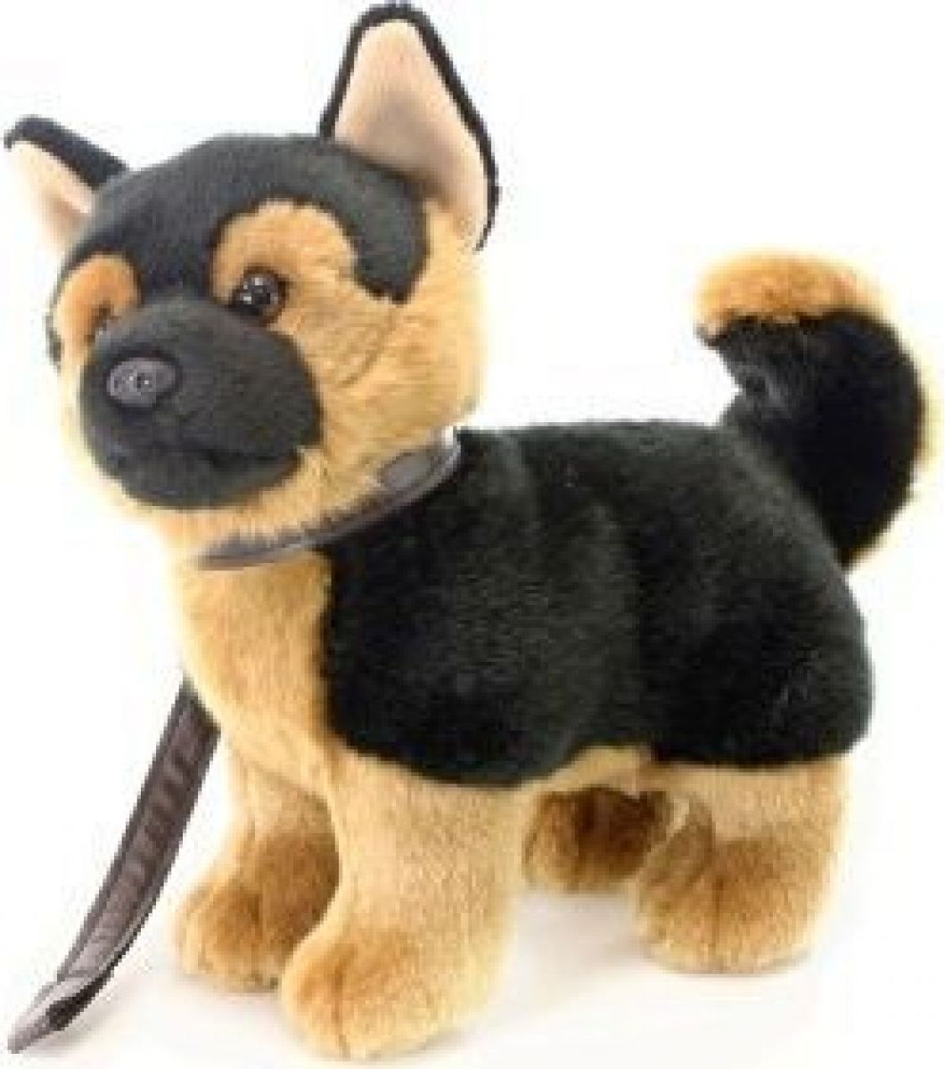 Plyš štěně německý ovčák 28 cm - obrázek 1