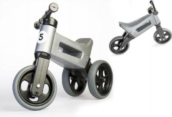 Teddies FUNNY WHEELS NEW SPORT 2v1 šedé - obrázek 1