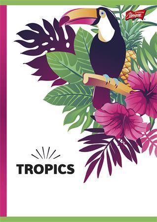 Sešit "Tropic", čtverečkovaný, A5, 96 listů, UNIPAP - obrázek 1