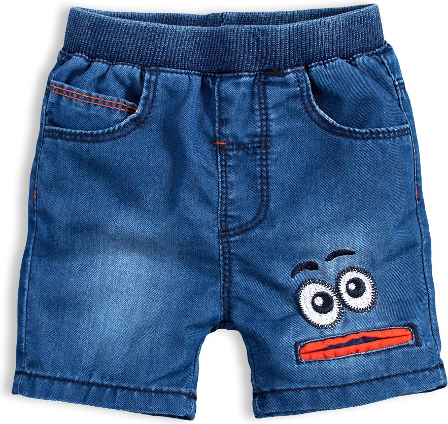 Dětské šortky KNOT SO BAD EYES oranžová Velikost: 74 - obrázek 1
