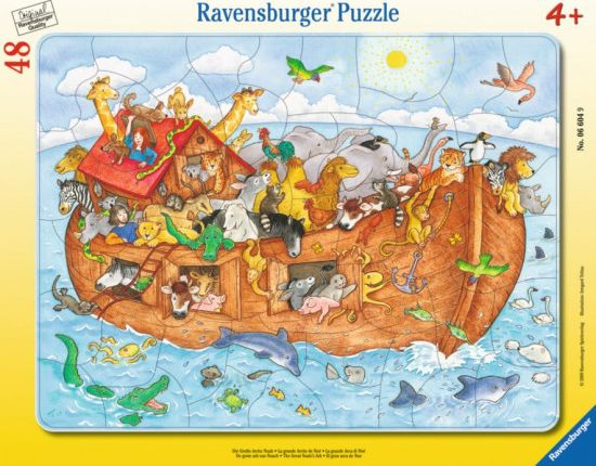 RAVENSBURGER Puzzle Velká Noemova archa 48 dílků - obrázek 1