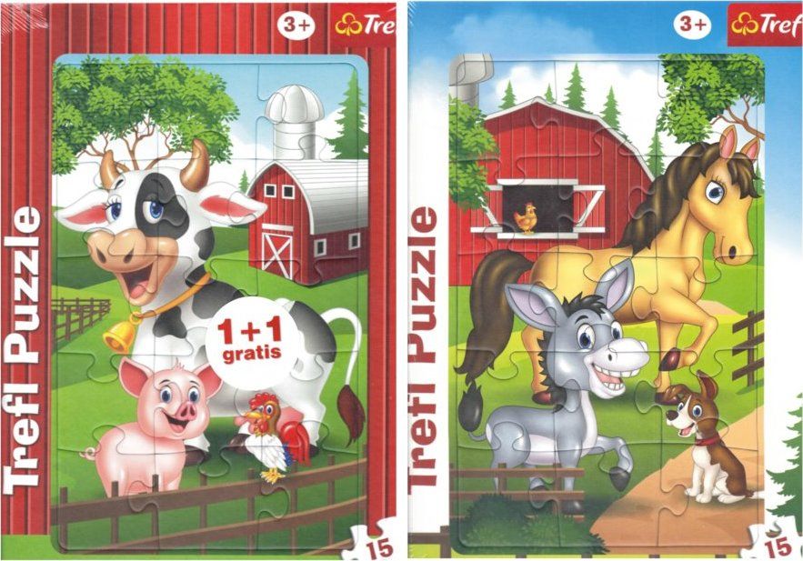 TREFL Puzzle Farma 2x15 dílků - obrázek 1