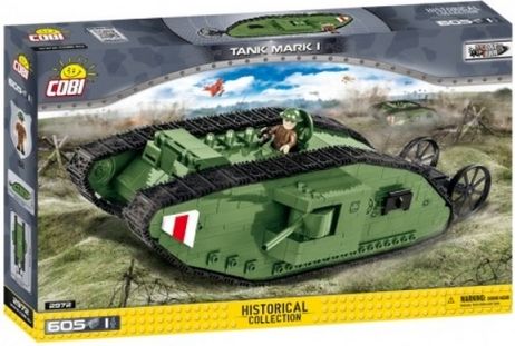 Cobi 2972 Great War Tank Mark I, 605 k, 1 f - obrázek 1
