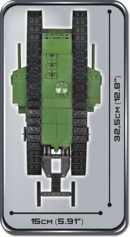 Cobi 2972 Great War Tank Mark I, 605 k, 1 f - obrázek 8
