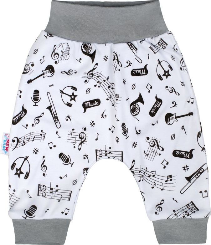 Kojenecké bavlněné polodupačky New Baby Music 56 (0-3m) - obrázek 1