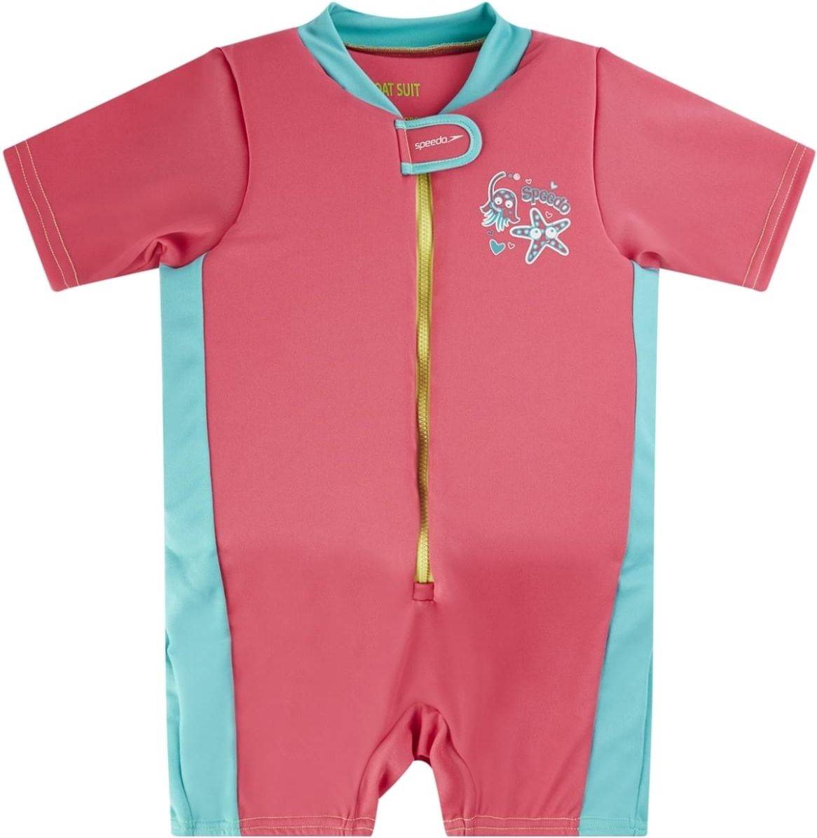 Speedo Seasquad Float Suit - vegas pink/neon blue 57 - obrázek 1