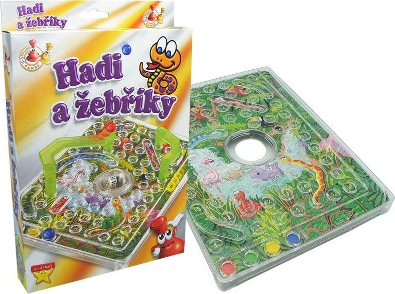 STUDO/TOP GAMES Cestovní hra Hadi a žebříky - obrázek 1