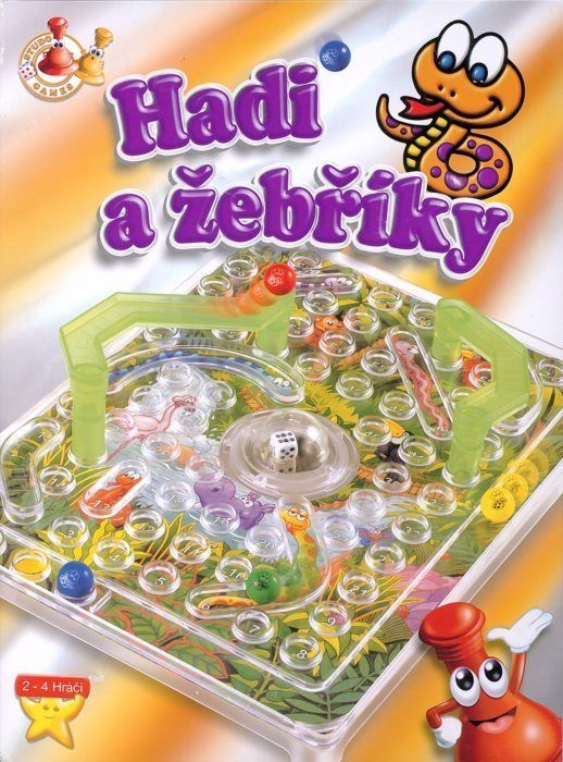 STUDO/TOP GAMES Cestovní hra Hadi a žebříky - obrázek 2