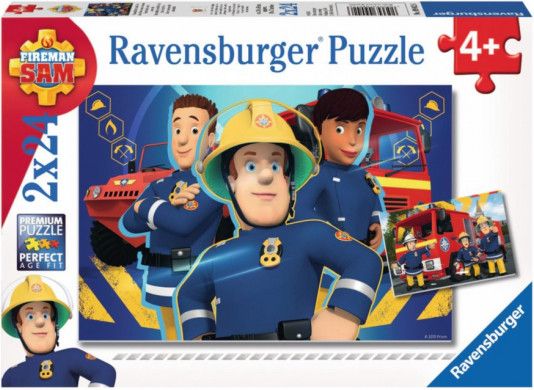 RAVENSBURGER Puzzle Požárník Sam 2x24 dílků - obrázek 1