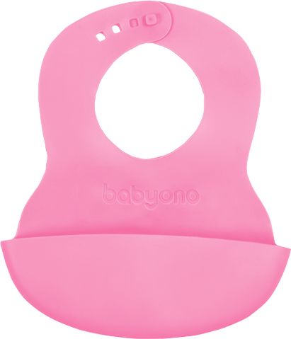 Dětský bryndák Baby Ono růžový - obrázek 1