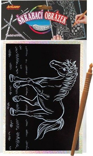 ARTLOVER Holografický škrabací obrázek - Tygr - obrázek 4