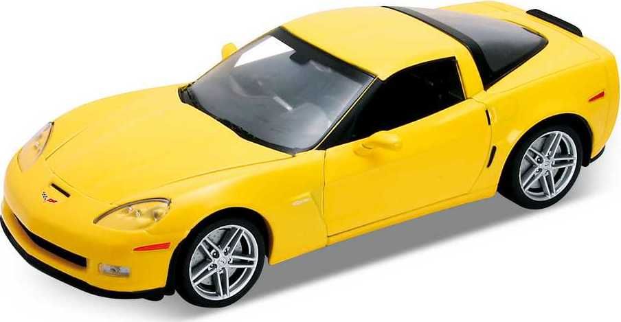 Welly - 2007 Chevrolet Corvette Z06 1:24 žlutá - obrázek 1