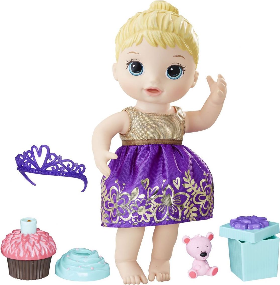 Hasbro Baby Alive Narozeninová blonďatá panenka - obrázek 1