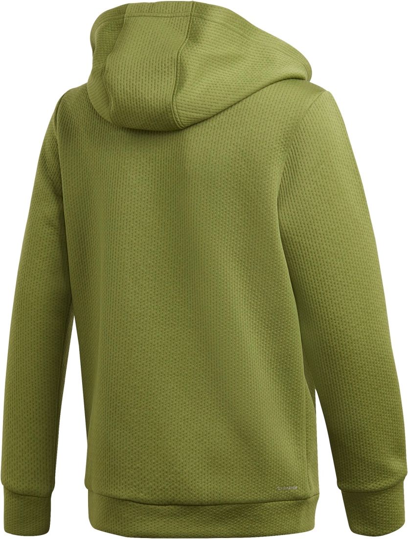 adidas Climawarm Full-Zip Hoodie zelená 152 - obrázek 2