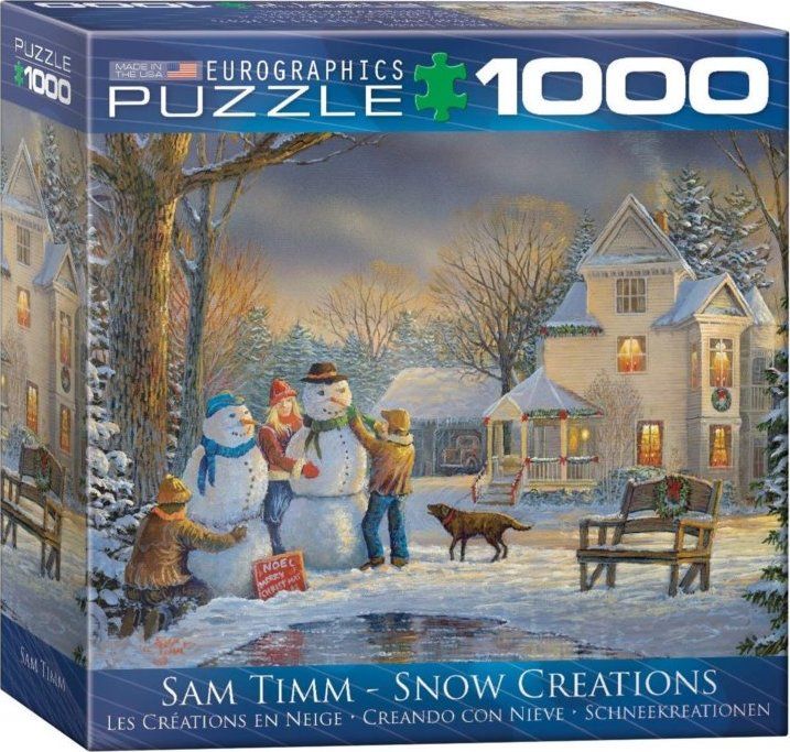 EUROGRAPHICS Puzzle Sněhové výtvory 1000 dílků - obrázek 3