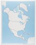 Kontrolní slepá mapa Severní Ameriky - obrázek 1
