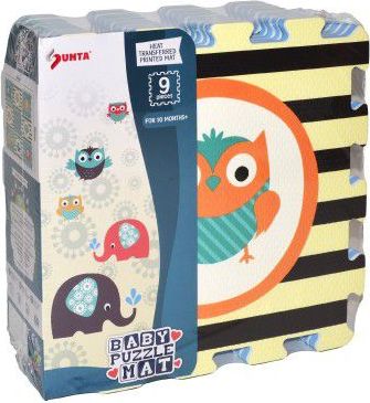 Teddies 58169 Pěnové puzzle sovy 9ks 32x32cm 10m+ - obrázek 2