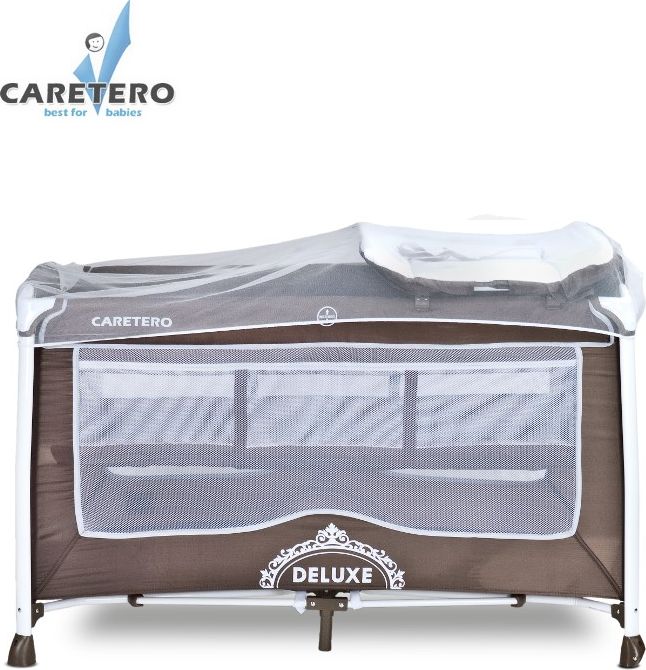 Cestovní postýlka CARETERO DELUXE Graphite - obrázek 2