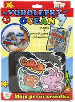 Teddies Vodolepky Moje první zvířátka oceán pěnová sada se síťkou 12ks v krabici 19x27x5cm MP - obrázek 2