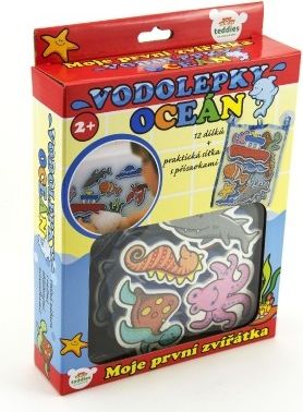 Teddies Vodolepky Moje první zvířátka oceán pěnová sada se síťkou 12ks v krabici 19x27x5cm MP - obrázek 5