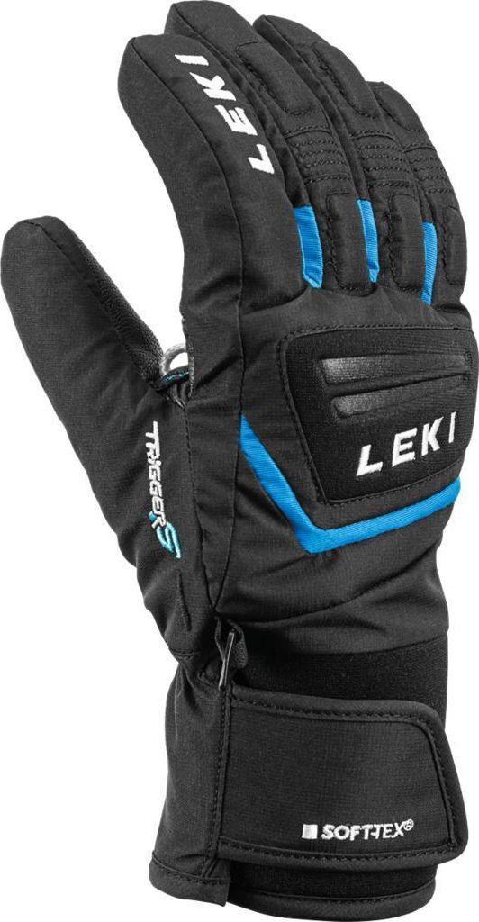 Leki Griffin S Junior - black-cyan 040 7.0 - obrázek 1