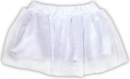 Tutu suknička NICOL KVĚTINKA - bílá, Velikost koj. oblečení 98 (24-36m) - obrázek 1
