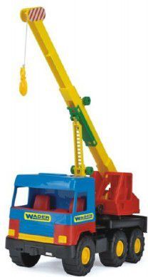Teddies Auto middle Truck jeřáb plast 36cm Wader v sáčku - obrázek 1