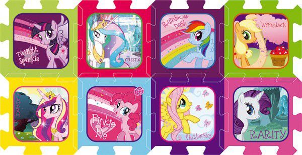Hasbro Pěnové puzzle My Little Pony 32x32x1cm 1 ks - obrázek 2