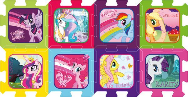 Hasbro Pěnové puzzle My Little Pony 32x32x1cm 1 ks - obrázek 3