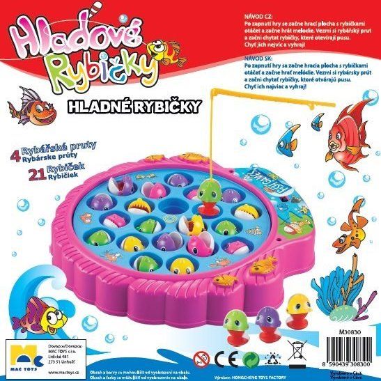 MAC TOYS Dětská hra Hladové rybičky - obrázek 3