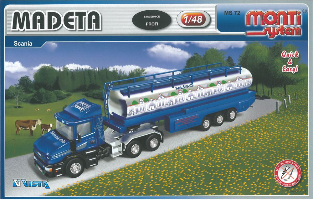 Stavebnice Monti 72 Madeta Scania 1:48 - obrázek 1