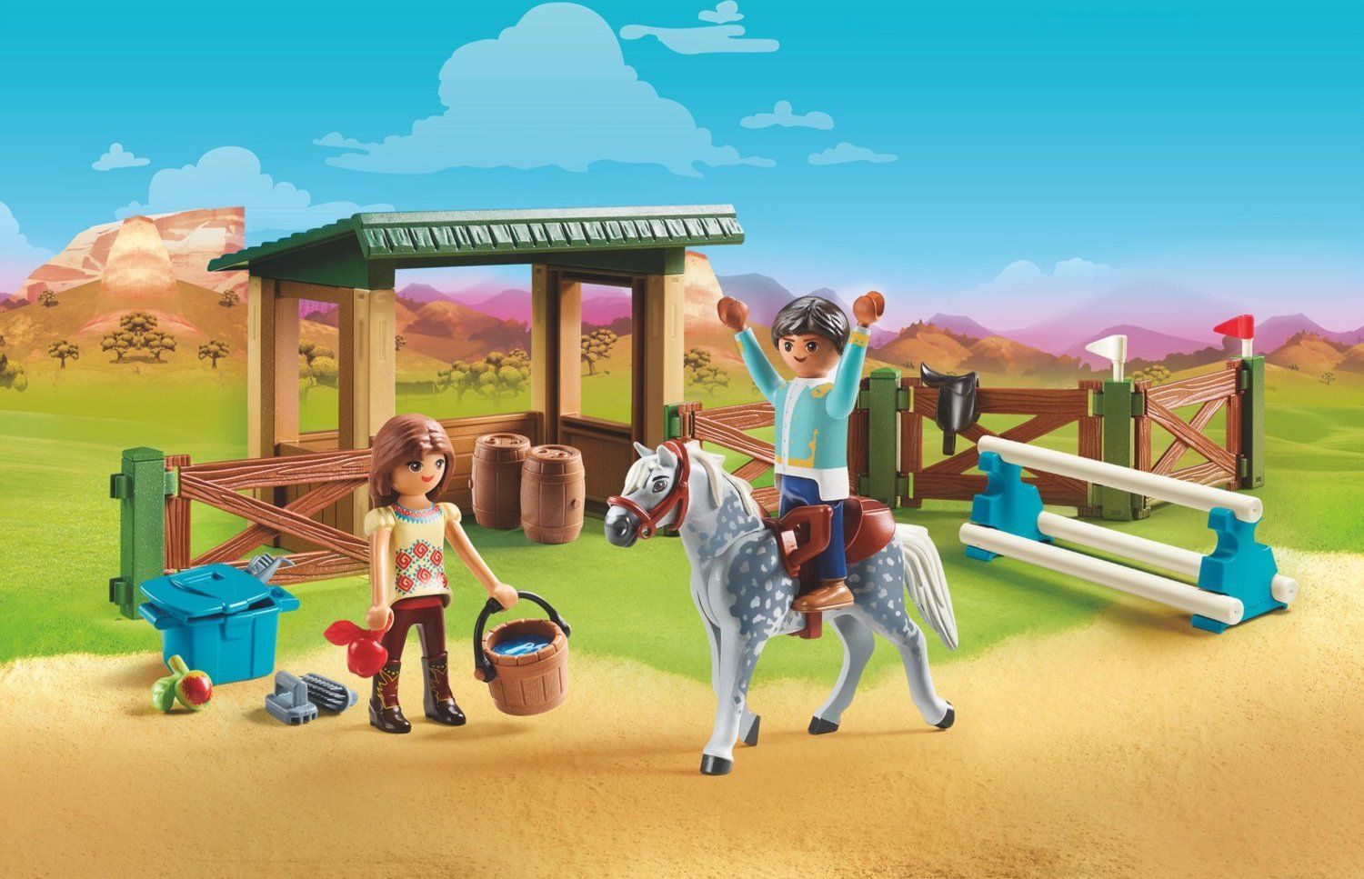 PLAYMOBIL Jízdárna s Lucky & Javier 70119 - obrázek 2