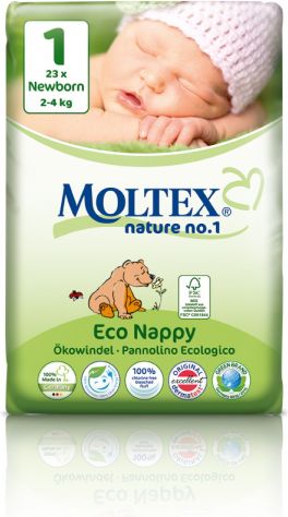 Moltex Plenky Moltex nature no. 1  Newborn 2 - 4 kg (23 ks) - obrázek 1