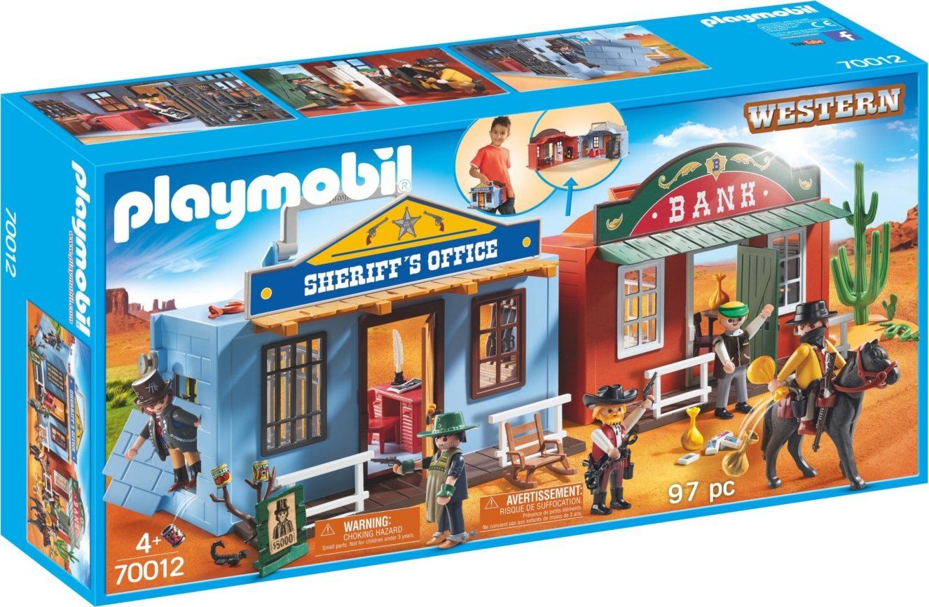 PLAYMOBIL Přenosné westernové městečko 70012 - obrázek 1
