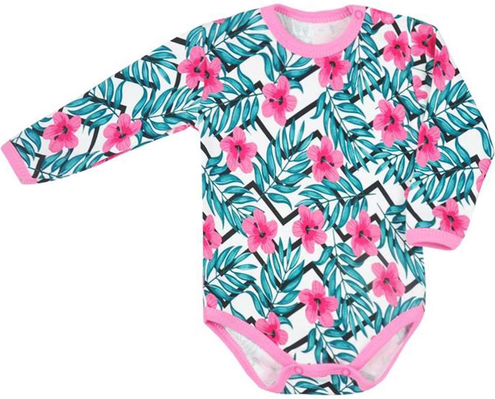 Kojenecké body Koala Tropical růžové 74 (6-9m) - obrázek 1